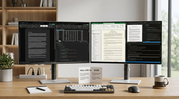 Mini-LED vs OLED Text Clarity for Office Desks