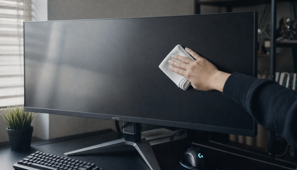 Clean Monitor Layout Safely Clean a Monitor: When to Use Compressed Air