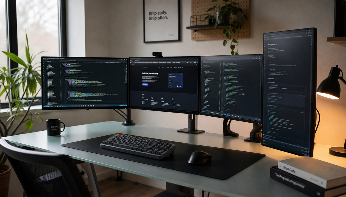 Monitor Layout Names Best Four-Monitor Layout for Coding & Development