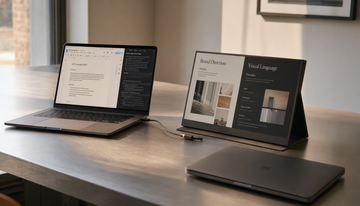 How Portable Monitors Solve the Multi-Device Switching Problem for Freelancers With Personal and Client Laptops