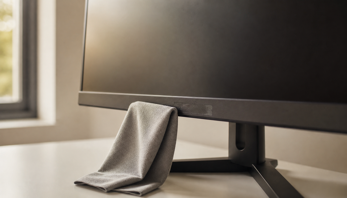 Monitor Sticker Labelled Safely Remove Sticker Residue from a Monitor Bezel