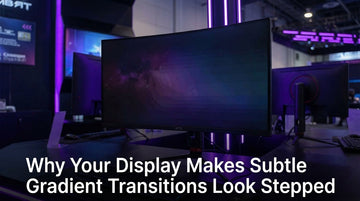 Why Your Display Makes Subtle Gradient Transitions Look Stepped