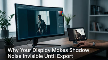 Why Your Display Makes Shadow Noise Invisible Until Export