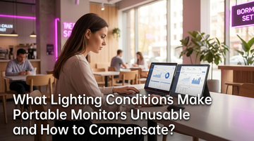 What Lighting Conditions Make Portable Monitors Unusable and How to Compensate?