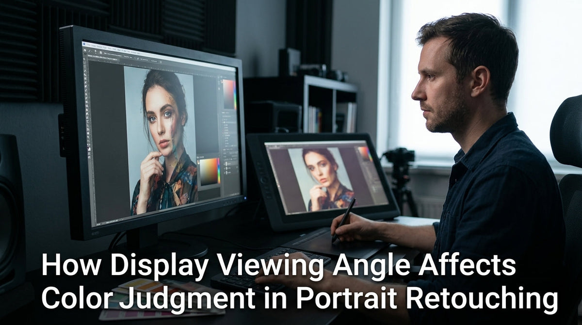Judgment Color Viewing Angle: Color Judgment for Portrait Retouching