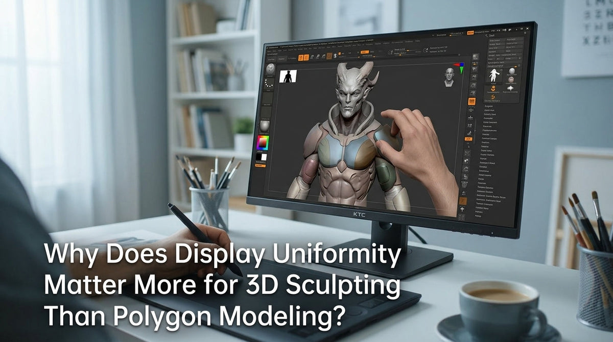 Why Does Display Uniformity Matter More for 3D Sculpting Than Polygon Modeling?