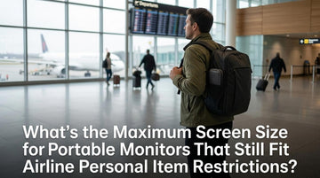 What’s the Maximum Screen Size for Portable Monitors That Still Fit Airline Personal Item Restrictions?