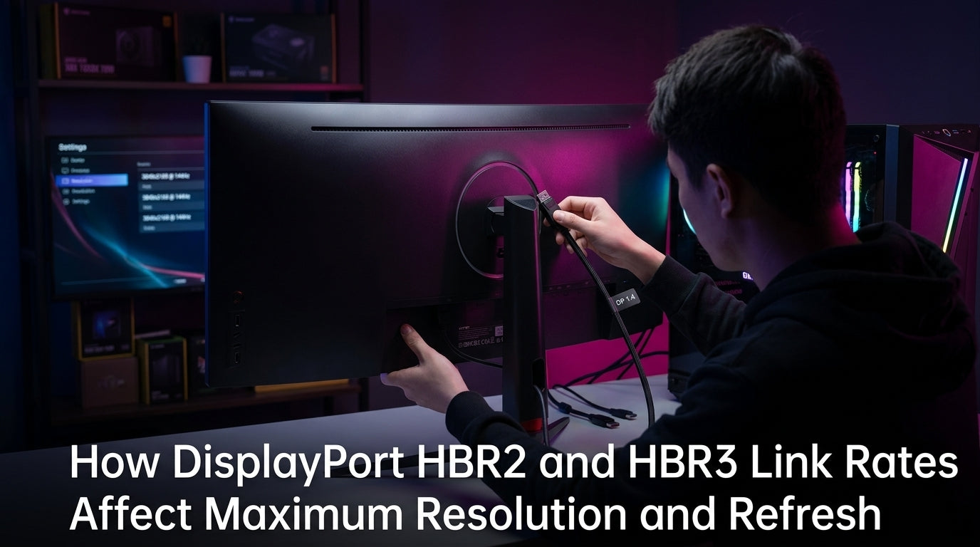 How DisplayPort HBR2 and HBR3 Link Rates Affect Maximum Resolution and Refresh