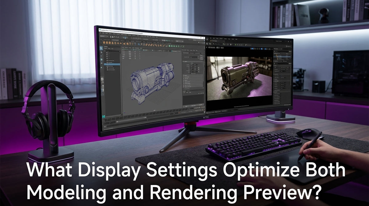 What Display Settings Optimize Both Modeling and Rendering Preview?