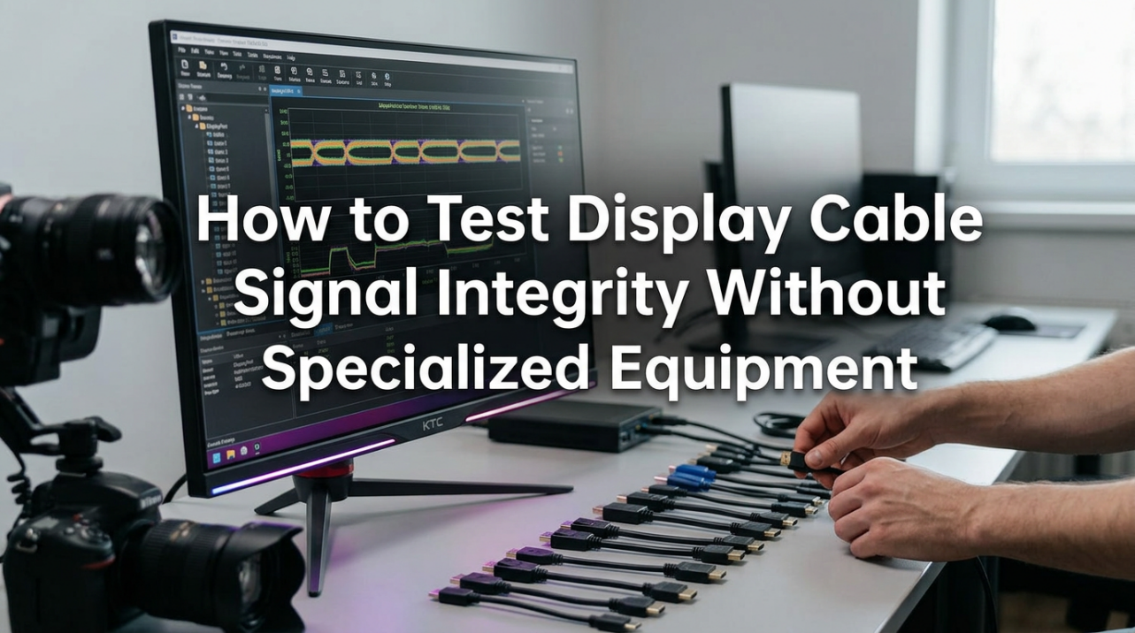 Test Display Cable Signal Integrity Without Lab Gear