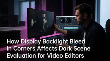 How Display Backlight Bleed in Corners Affects Dark Scene Evaluation for Video Editors