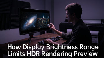 How Display Brightness Range Limits HDR Rendering Preview