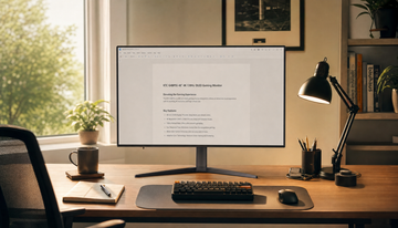 How Ambient Light Sensors Make Home Office Monitors More Comfortable in Changing Light
