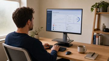 How Does Monitor Height Placement Affect Comfortable Viewing Distance?