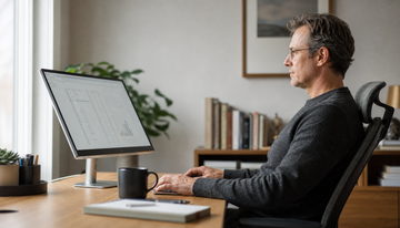 Can Tilting Your Monitor Backward Reduce Eye Fatigue for Bifocal or Progressive Lens Wearers?