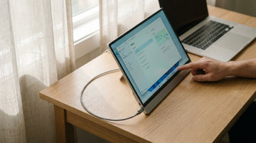 Do You Need a Separate USB Cable for Touch Input on a Portable Monitor?