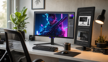 How to Set Up Portrait and Landscape Monitors Side by Side for Reading and Design