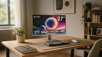 How Does Monitor Depth and Footprint Affect Usable Desk Space in Small Home Office Environments?