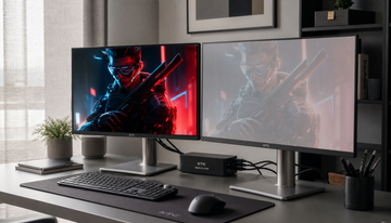 What Causes One Monitor to Display Washed-Out Colors When Connected via a Splitter?
