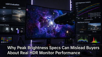 Why Peak Brightness Specs Can Mislead Buyers About Real HDR Monitor Performance