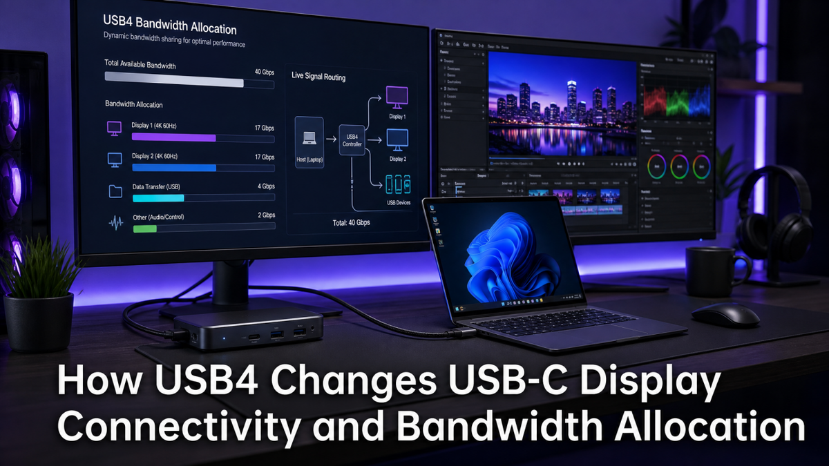 USB4 Display Connectivity & Bandwidth Allocation Guide