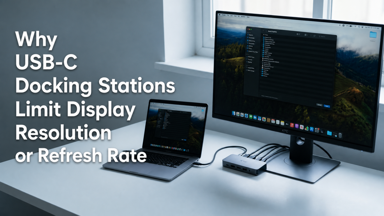 Why USB-C Docking Stations Limit Display Resolution or Refresh Rate