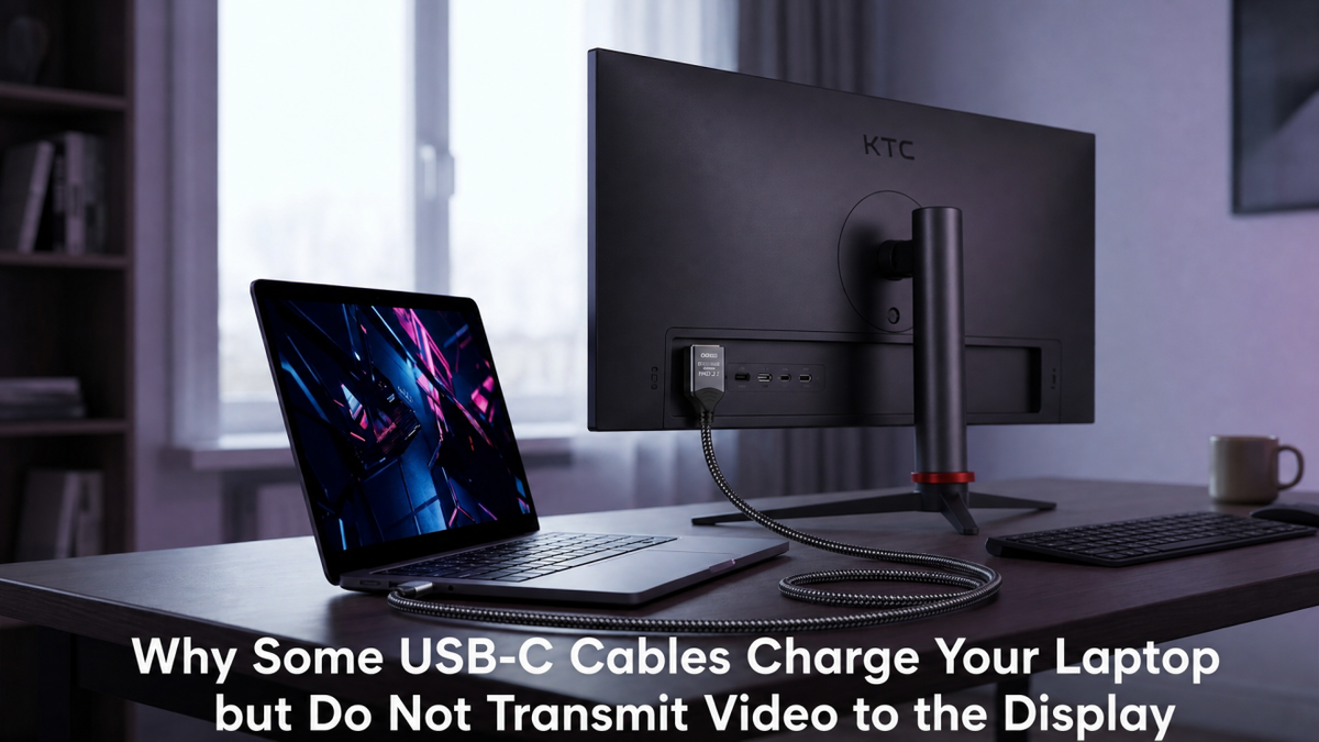 Why Some USB-C Cables Charge Your Laptop but Do Not Transmit Video to the Display