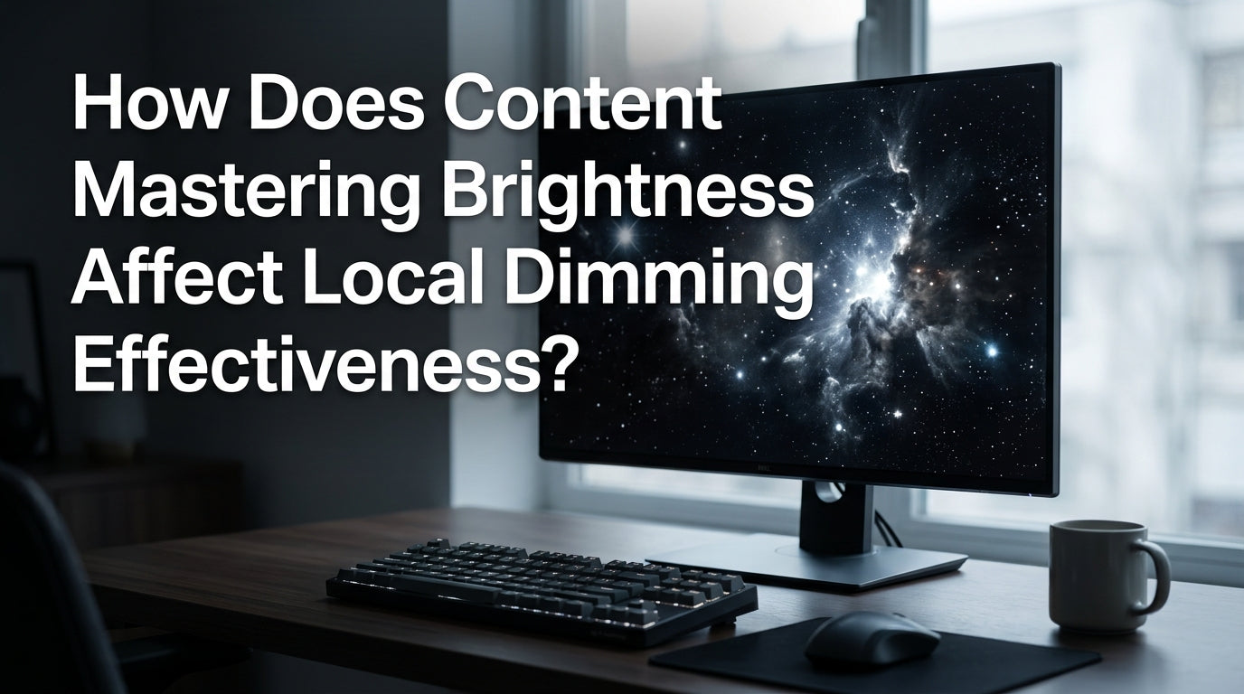 How Does Content Mastering Brightness Affect Local Dimming Effectiveness?
