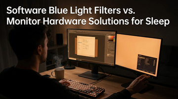 Software Blue Light Filters vs. Monitor Hardware Solutions for Sleep