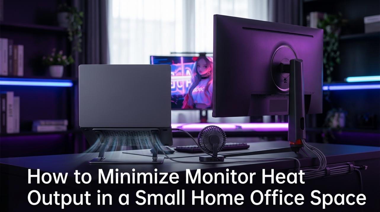 How to Minimize Monitor Heat Output in a Small Home Office Space