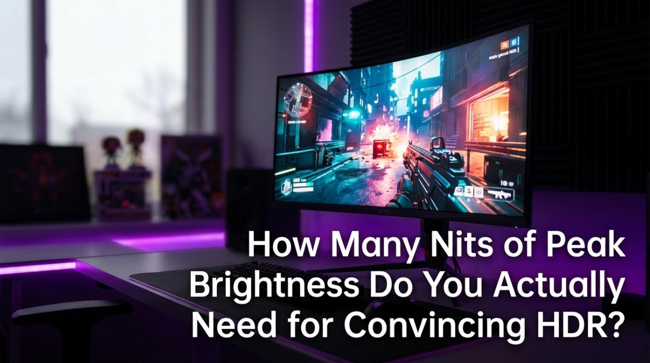 How Many Nits of Peak Brightness Do You Actually Need for Convincing HDR?