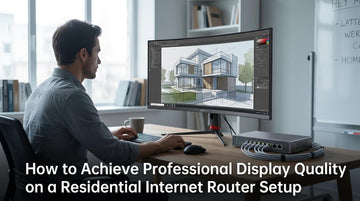 How to Achieve Professional Display Quality on a Residential Internet Router Setup