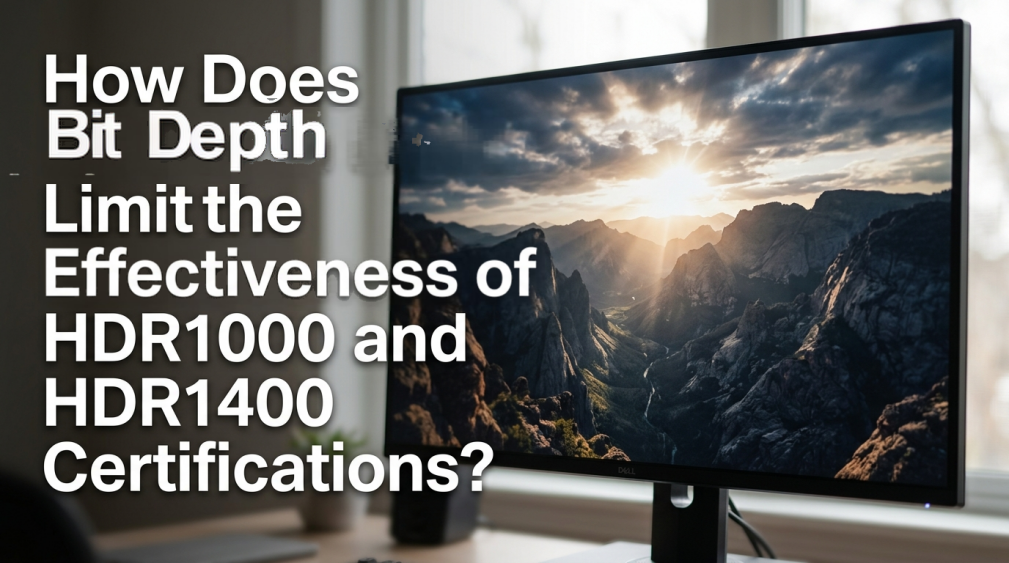 How Does Display Bit Depth Limit the Effectiveness of HDR1000 and HDR1400 Certifications?