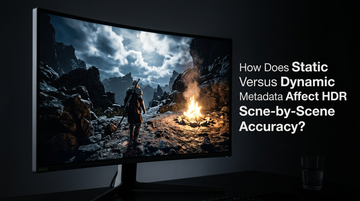 How Does Static Versus Dynamic Metadata Affect HDR Scene-by-Scene Accuracy?
