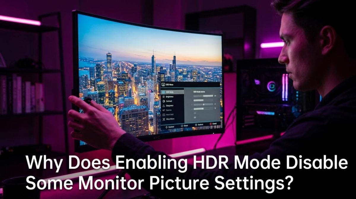 Why Does Enabling HDR Mode Disable Some Monitor Picture Settings?