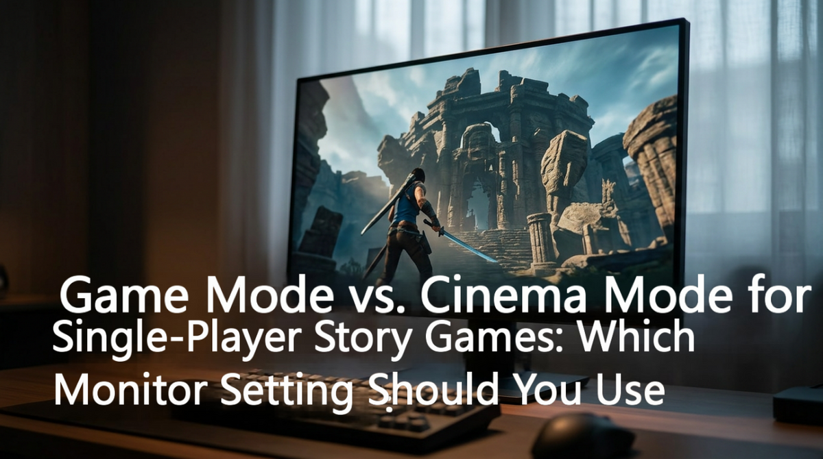 Game Mode vs. Cinema Mode for Single-Player Story Games: Which Monitor Setting Should You Use?