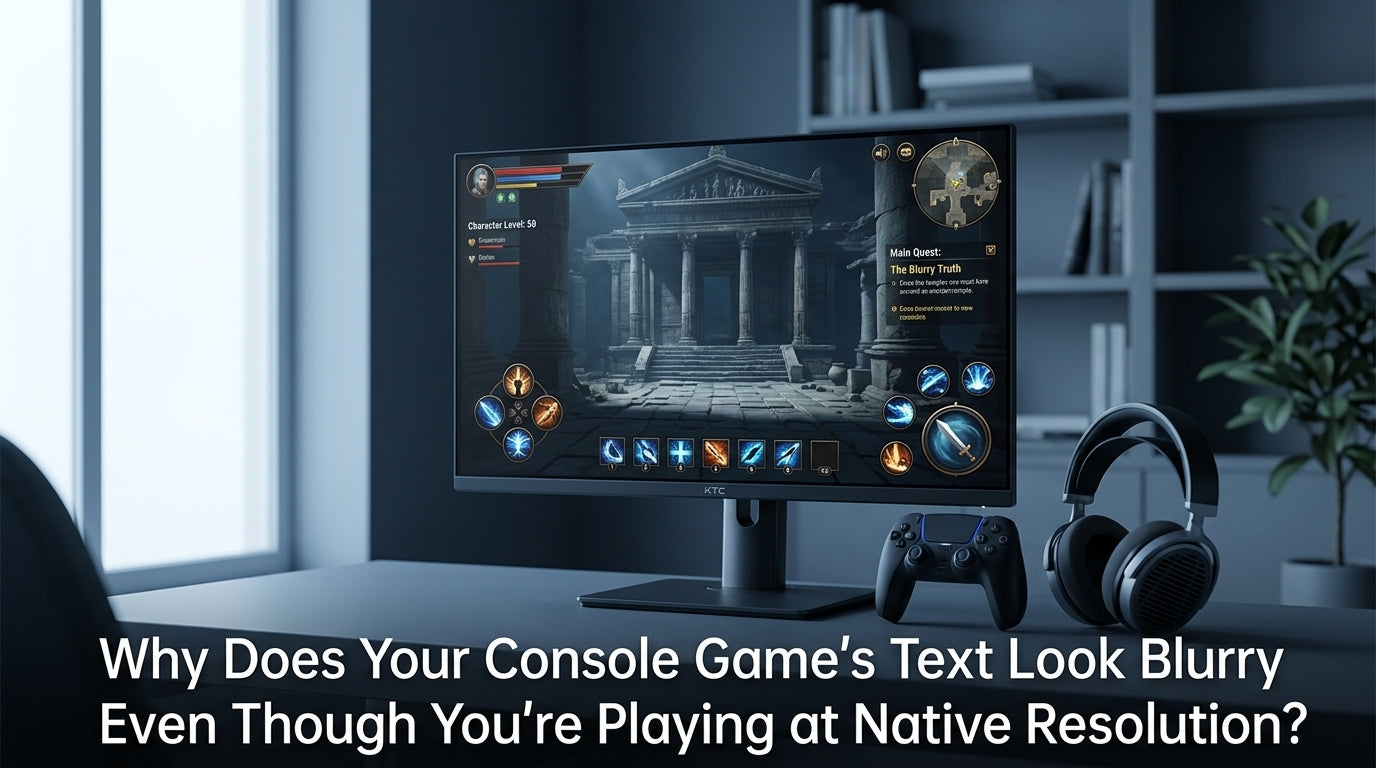 Why Does Your Console Game’s Text Look Blurry Even Though You’re Playing at Native Resolution?