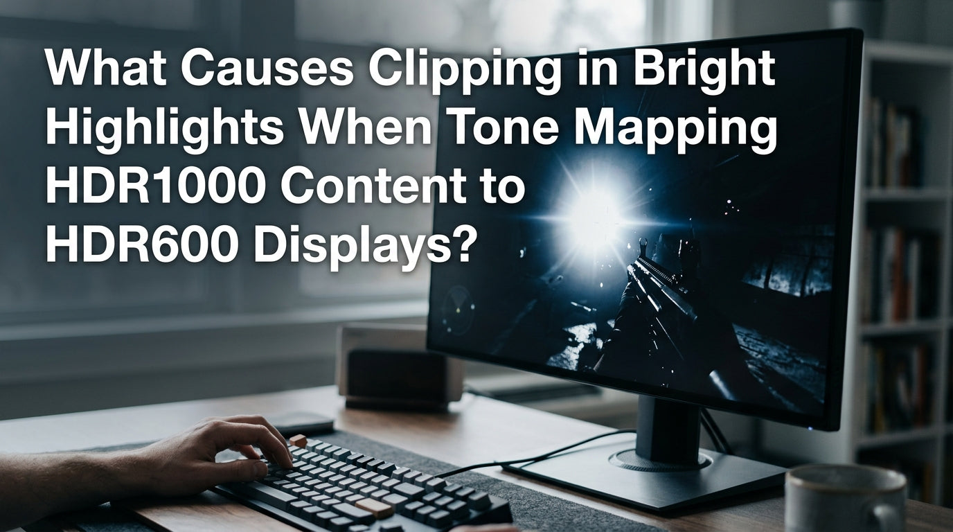 What Causes Clipping in Bright Highlights When Tone Mapping HDR1000 Content to HDR600 Displays?