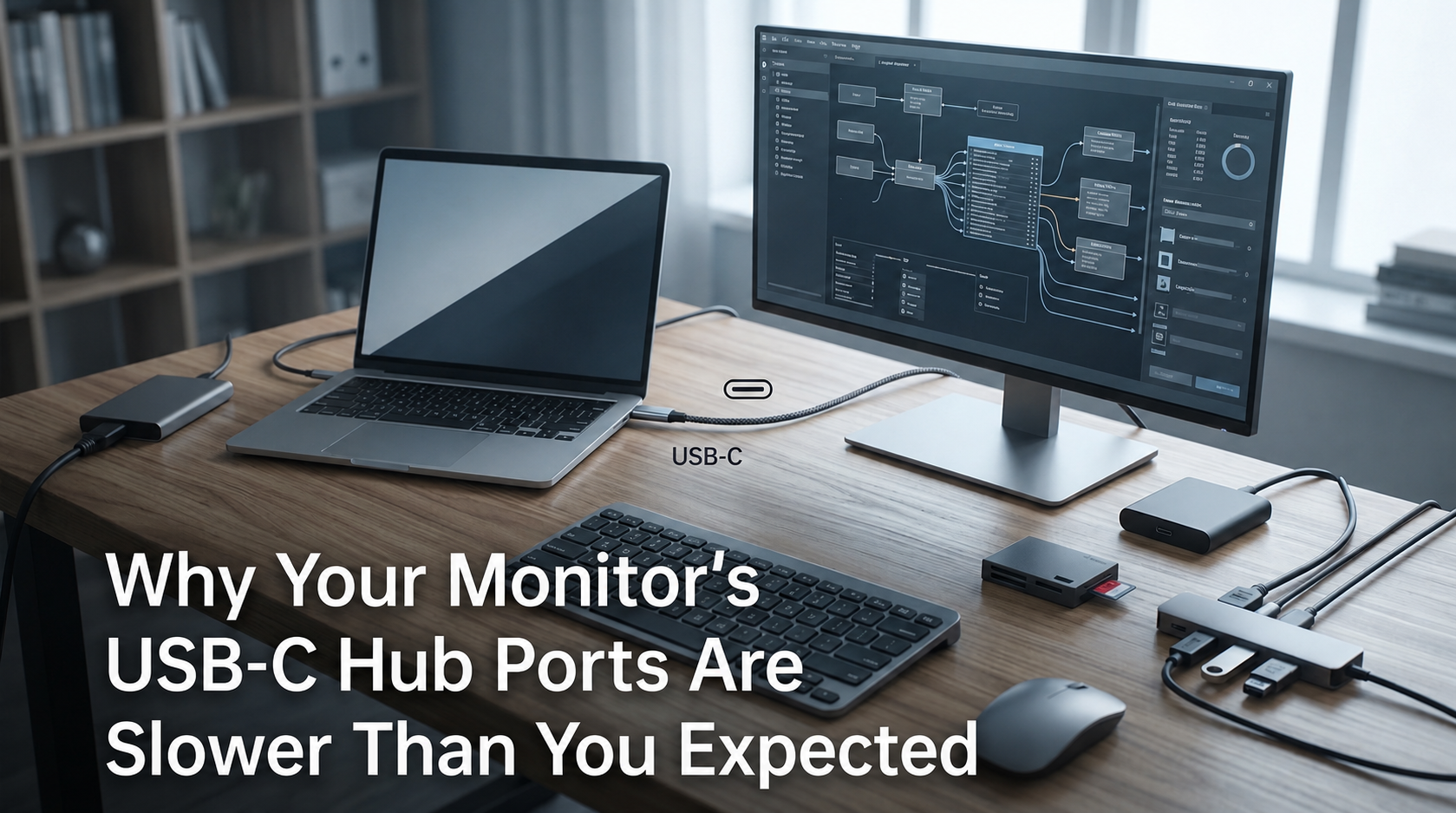 Why Your Monitor’s USB-C Hub Ports Are Slower Than You Expected