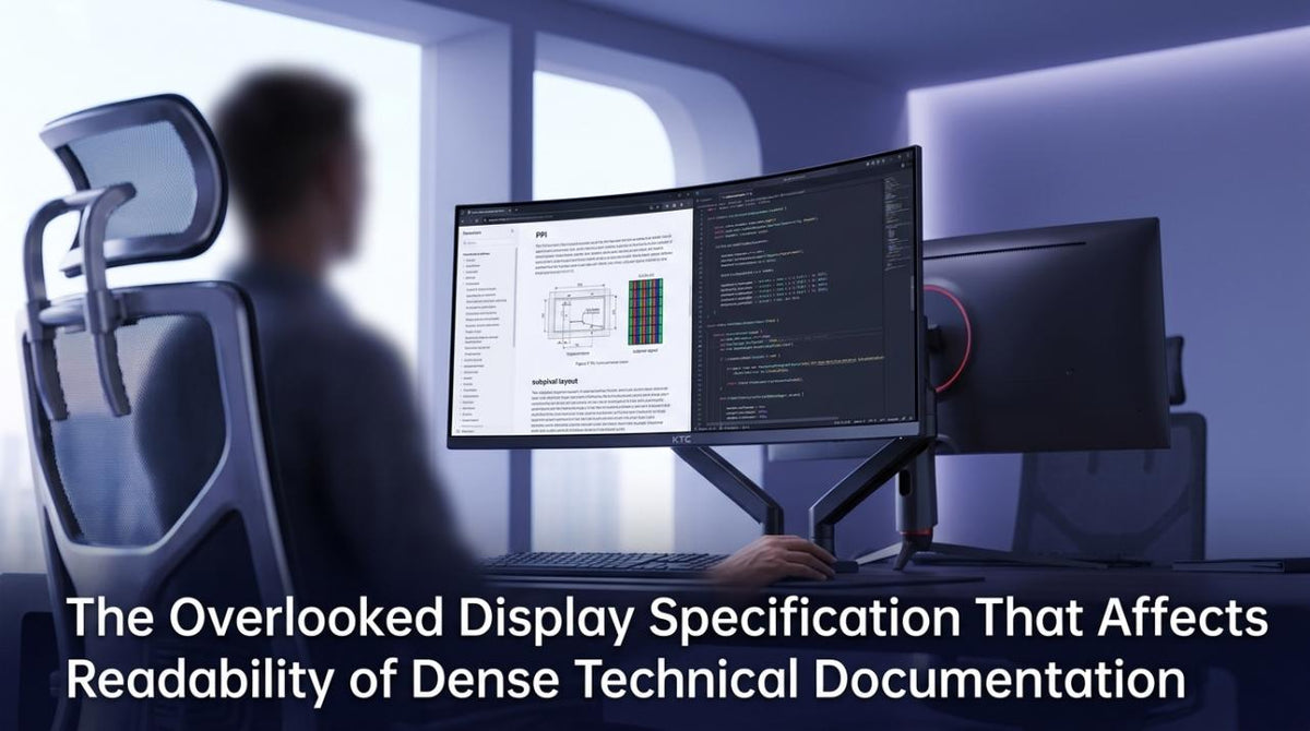 The Overlooked Display Specification That Affects Readability of Dense Technical Documentation