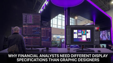 Why Financial Analysts Need Different Display Specifications Than Graphic Designers
