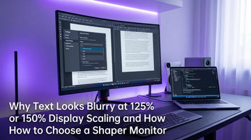 Why Text Looks Blurry at 125% or 150% Display Scaling and How to Choose a Sharper Monitor