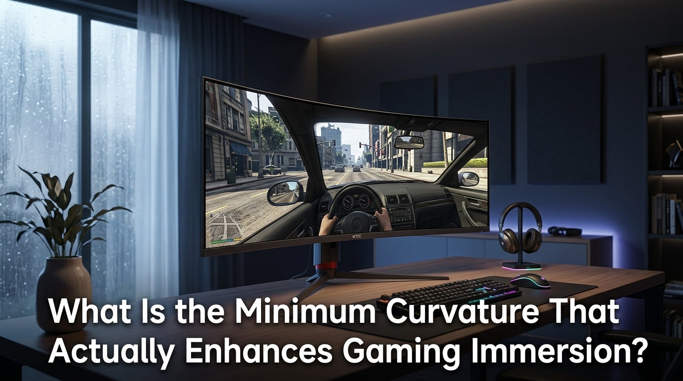 What Is the Minimum Curvature That Actually Enhances Gaming Immersion?
