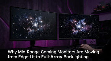 Why Mid-Range Gaming Monitors Are Moving from Edge-Lit to Full-Array Backlighting