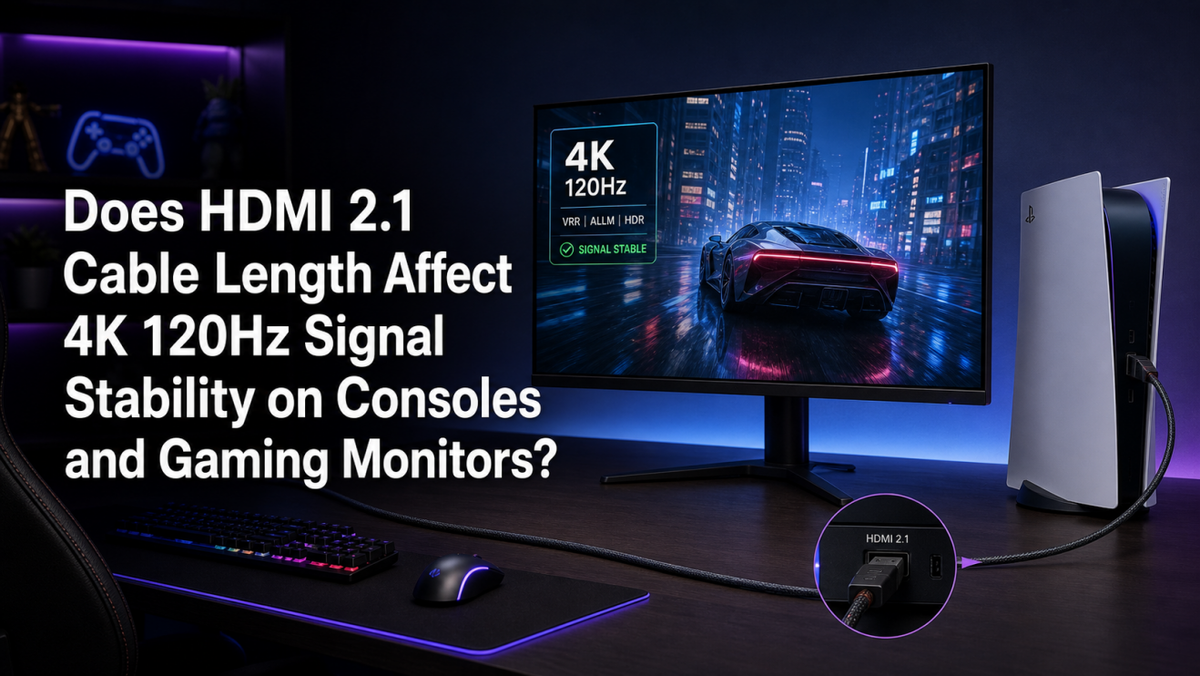 HDMI 2.1 Cable Length & 4K 120Hz Signal Stability