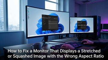 How to Fix a Monitor That Displays a Stretched or Squashed Image with the Wrong Aspect Ratio