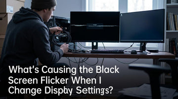 What’s Causing the Black Screen Flicker When I Change Display Settings?