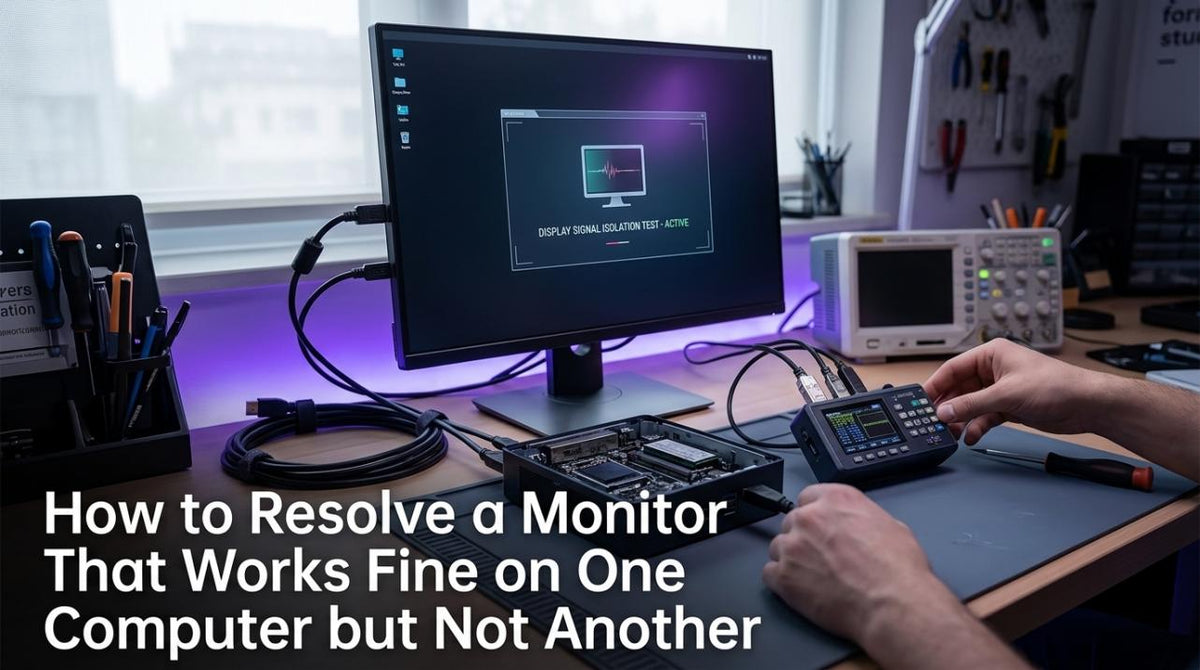 How to Resolve a Monitor That Works Fine on One Computer but Not Another