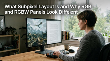 What Subpixel Layout Is and Why RGB and RGBW Panels Look Different
