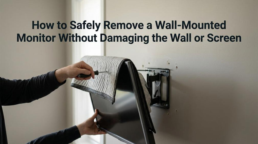 How to Safely Remove a Wall-Mounted Monitor Without Damaging the Wall or Screen